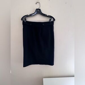 Burberry Black Pencil Skirt